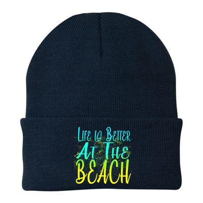 Life Is Better At The Beach Knit Cap Winter Beanie