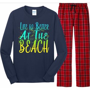 Life Is Better At The Beach Long Sleeve Pajama Set