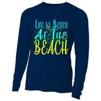 Life Is Better At The Beach Cooling Performance Long Sleeve Crew
