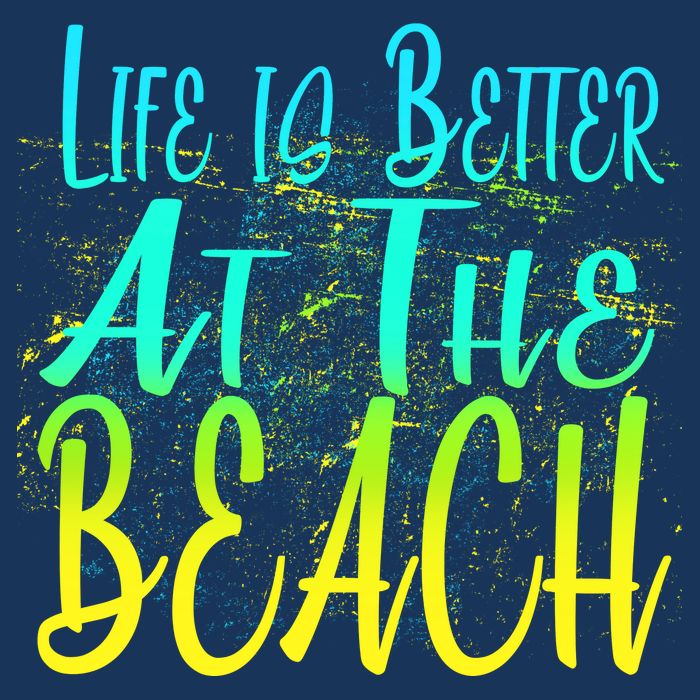 Life Is Better At The Beach Cooling Performance Long Sleeve Crew