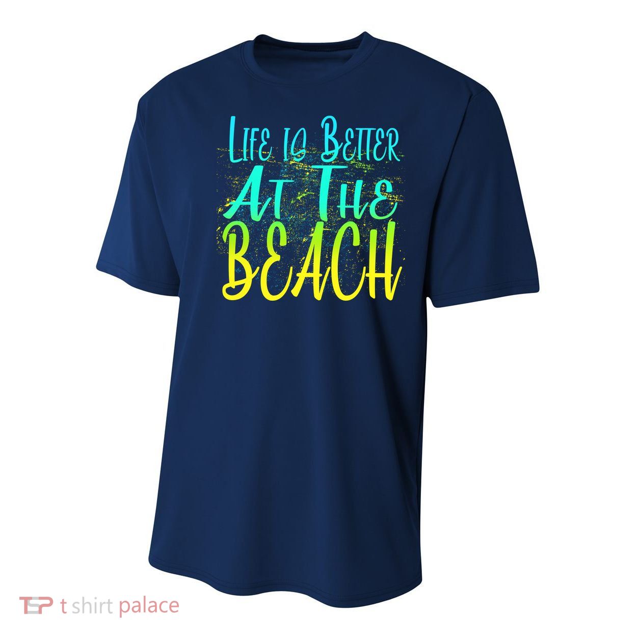 Life Is Better At The Beach Youth Performance Sprint T-Shirt