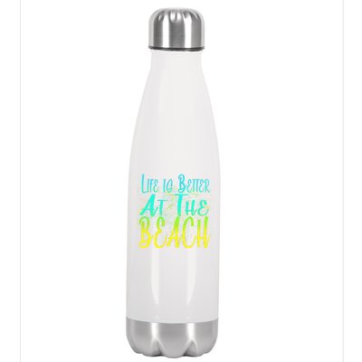 Life Is Better At The Beach Stainless Steel Insulated Water Bottle