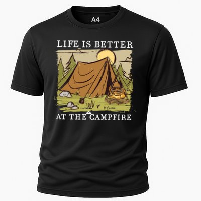 Life Is Better At The Campfire Performance Shirt