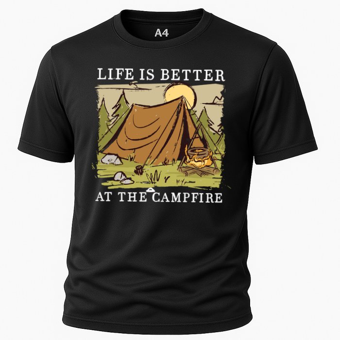 Life Is Better At The Campfire Performance Shirt
