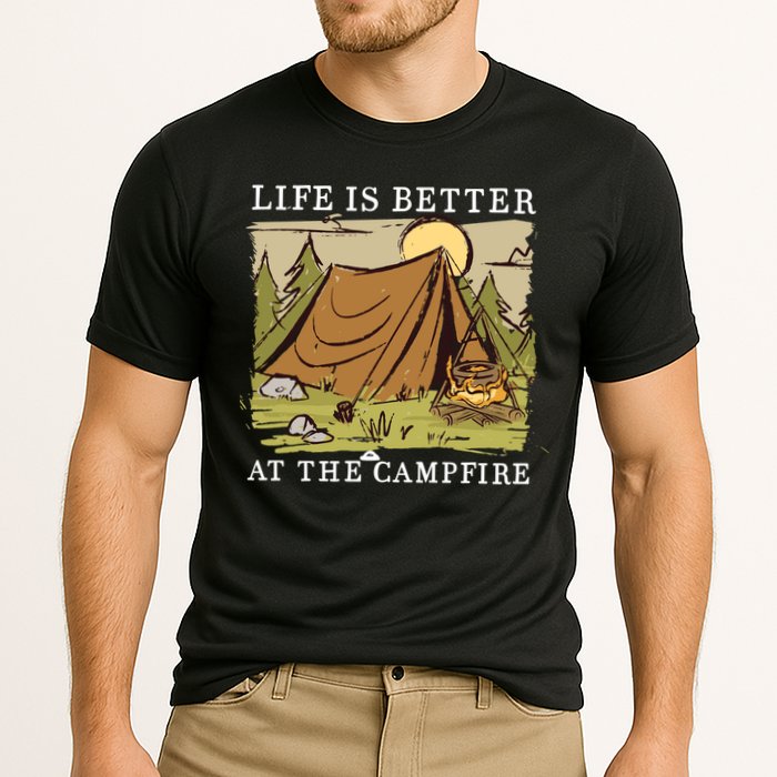 Life Is Better At The Campfire Performance Shirt