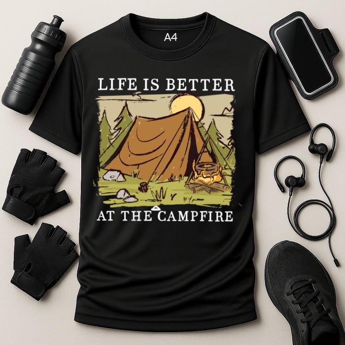 Life Is Better At The Campfire Performance Shirt