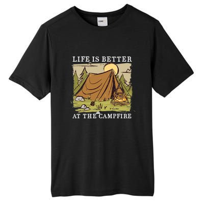 Life Is Better At The Campfire Tall Fusion ChromaSoft Performance T-Shirt