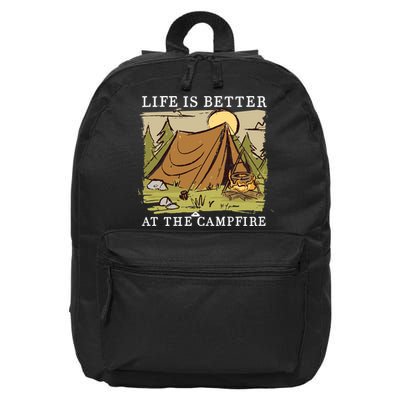 Life Is Better At The Campfire 16 in Basic Backpack