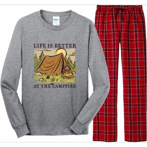 Life Is Better At The Campfire Long Sleeve Pajama Set