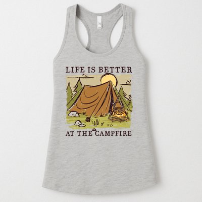 Life Is Better At The Campfire Womens Tank Top