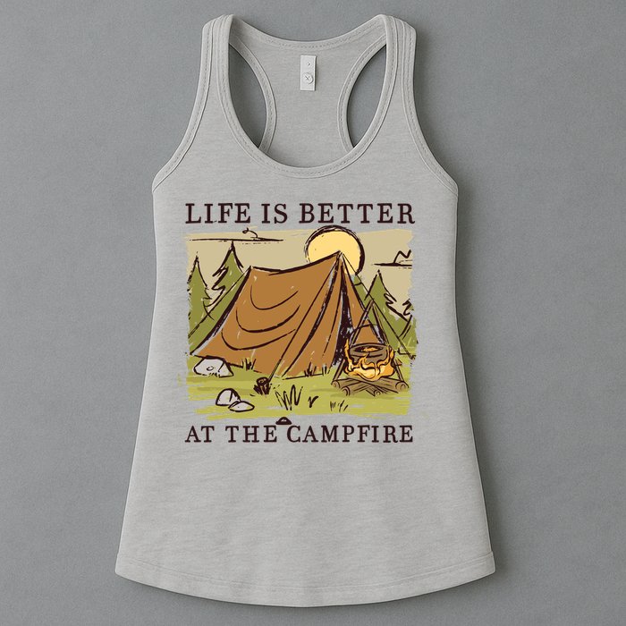 Life Is Better At The Campfire Womens Tank Top