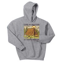 Life Is Better At The Campfire Kids Hoodie