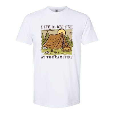 Life Is Better At The Campfire Softstyle CVC T-Shirt