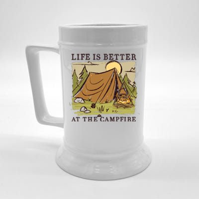 Life Is Better At The Campfire Beer Stein