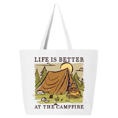 Life Is Better At The Campfire 25L Jumbo Tote