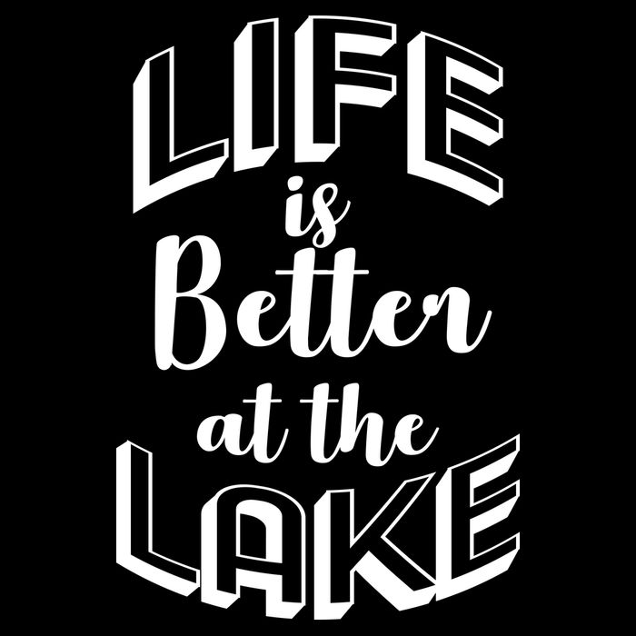 Life Is Better At The Lake Flexfit Unipanel Trucker Cap