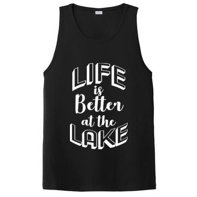 Life Is Better At The Lake PosiCharge Competitor Tank