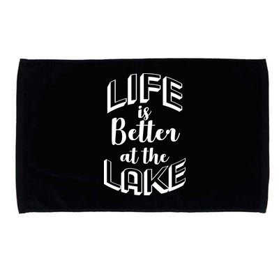 Life Is Better At The Lake Microfiber Hand Towel