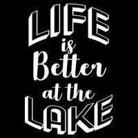 Life Is Better At The Lake Wool Snapback Cap