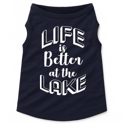 Life Is Better At The Lake Doggie Tank