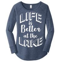 Life Is Better At The Lake Women's Perfect Tri Tunic Long Sleeve Shirt