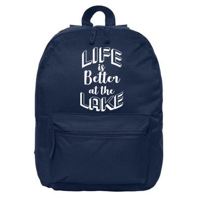 Life Is Better At The Lake 16 in Basic Backpack