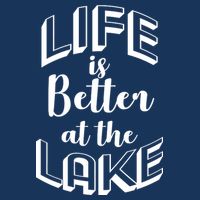 Life Is Better At The Lake 16 in Basic Backpack