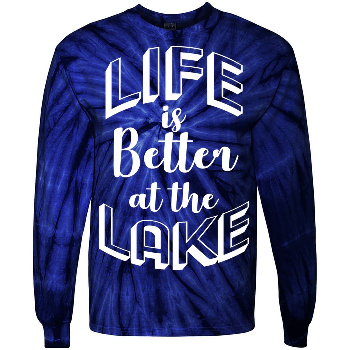 Life Is Better At The Lake Tie-Dye Long Sleeve Shirt