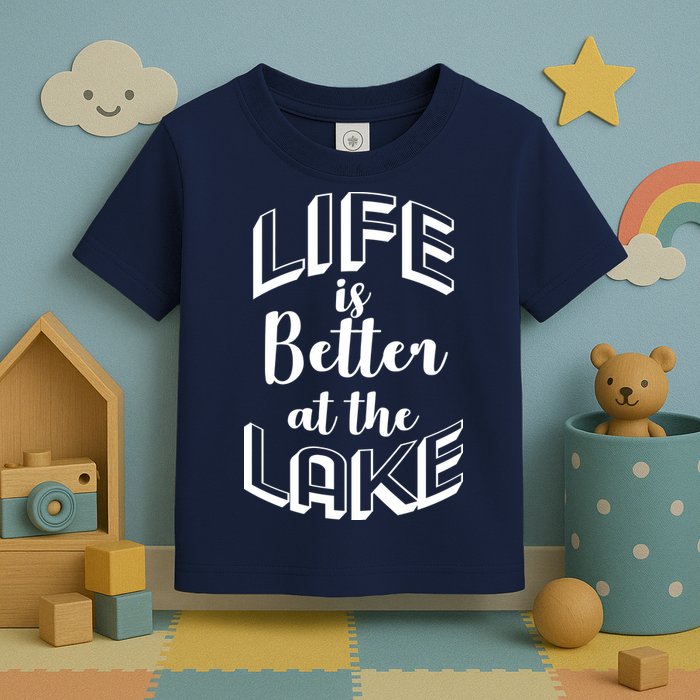 Life Is Better At The Lake Toddler T-Shirt