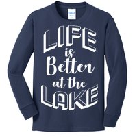 Life Is Better At The Lake Kids Long Sleeve Shirt