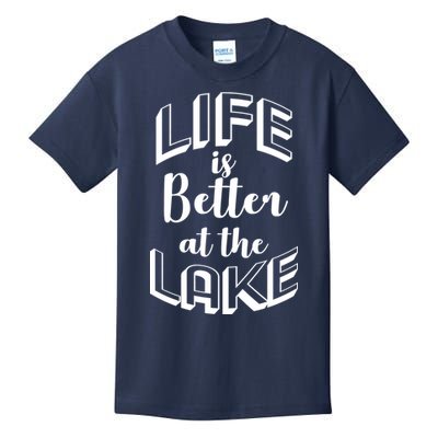 Life Is Better At The Lake Kids T-Shirt
