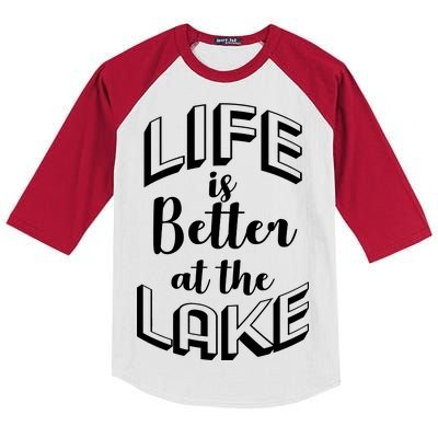 Life Is Better At The Lake Kids Colorblock Raglan Jersey