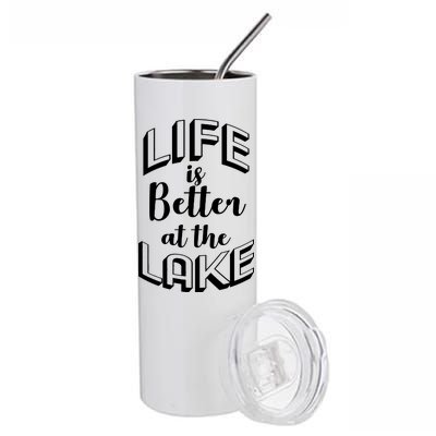 Life Is Better At The Lake Stainless Steel Tumbler