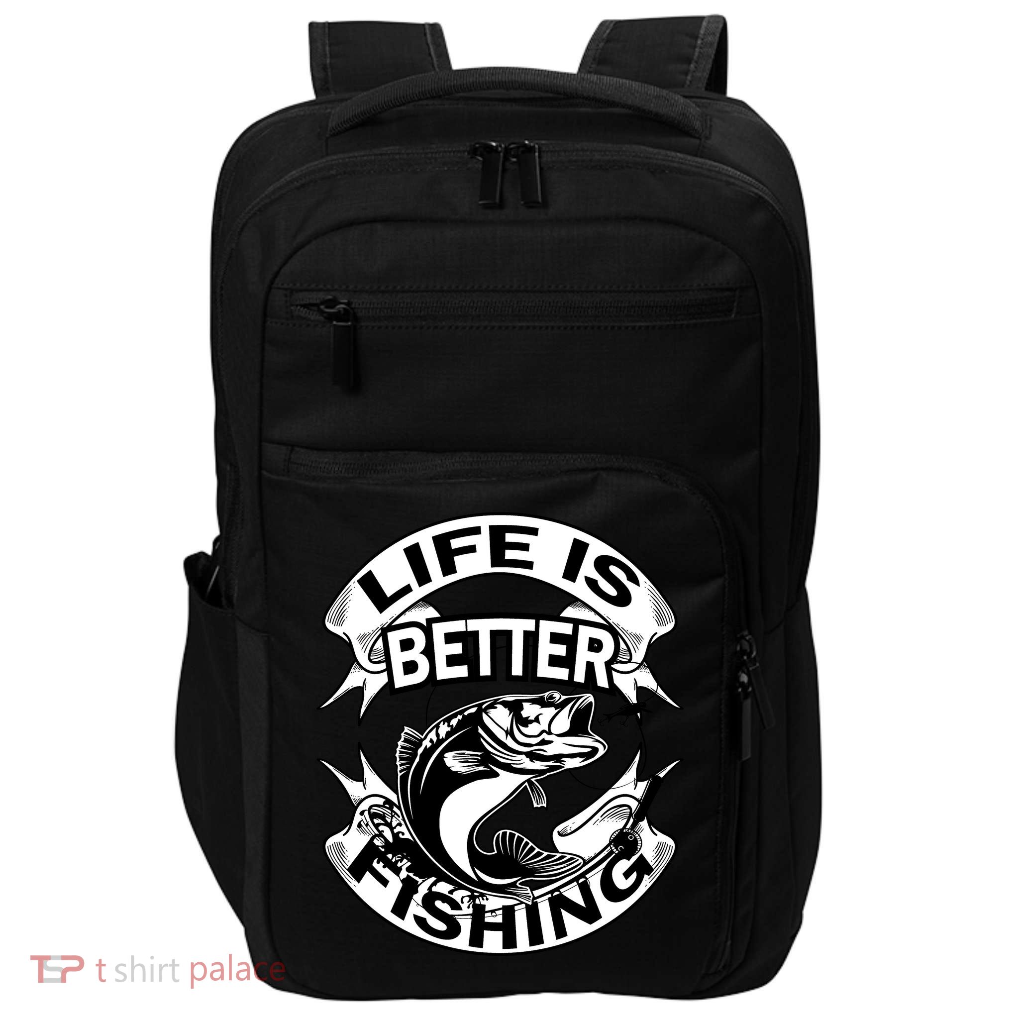 Life Is Better Fishing Impact Tech Backpack