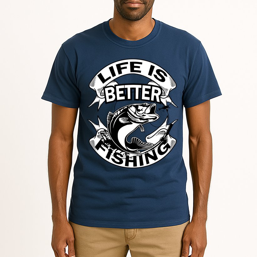 Life Is Better Fishing Tall T-Shirt