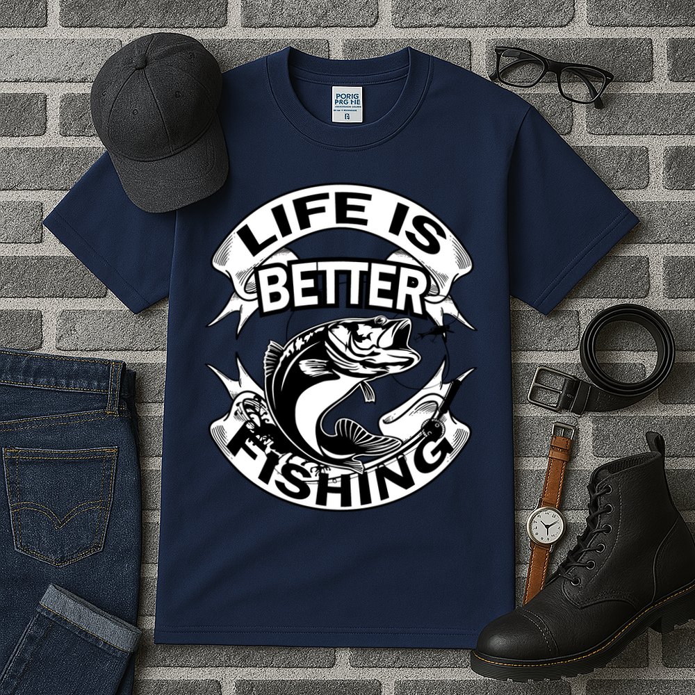 Life Is Better Fishing Tall T-Shirt