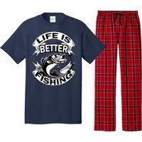 Life Is Better Fishing Pajama Set