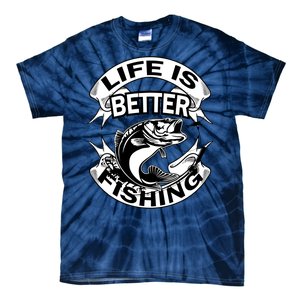 Life Is Better Fishing Tie-Dye T-Shirt