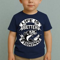 Life Is Better Fishing Toddler T-Shirt