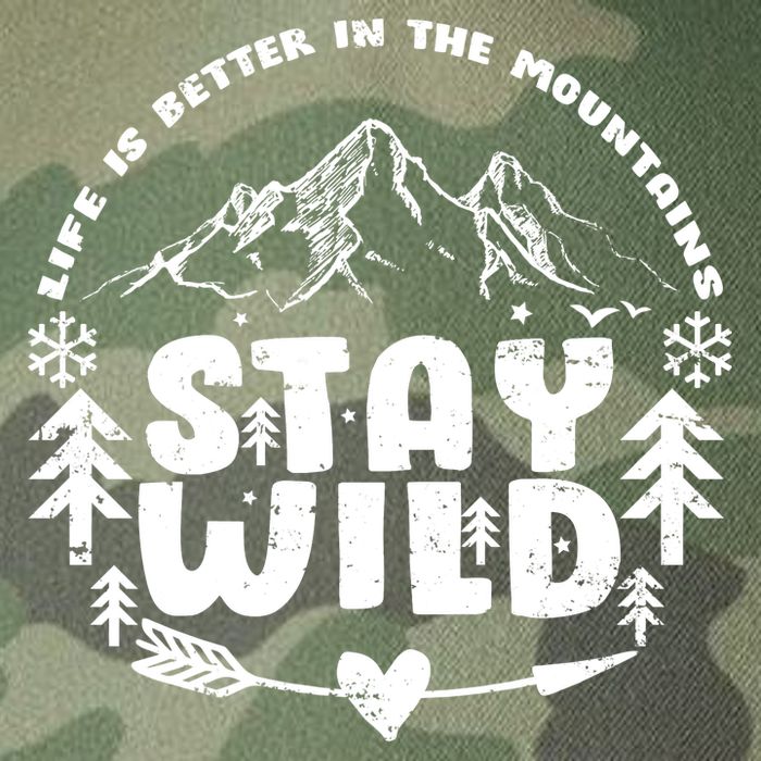 Life Is Better In The Mountains Stay Wild Legacy Tie Dye Trucker Hat