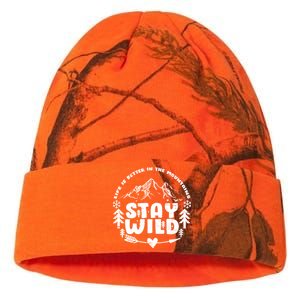 Life Is Better In The Mountains Stay Wild Kati Licensed 12" Camo Beanie