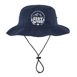 Life Is Better In The Mountains Stay Wild Legacy Cool Fit Booney Bucket Hat