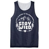 Life Is Better In The Mountains Stay Wild Mesh Reversible Basketball Jersey Tank