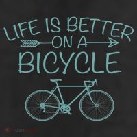 Life Is Better On A Bicycle Cool Comfort Performance Bucket Hat