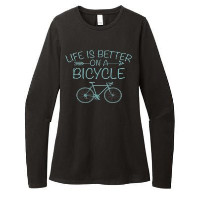 Life Is Better On A Bicycle Womens CVC Long Sleeve Shirt