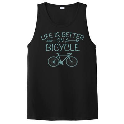 Life Is Better On A Bicycle PosiCharge Competitor Tank