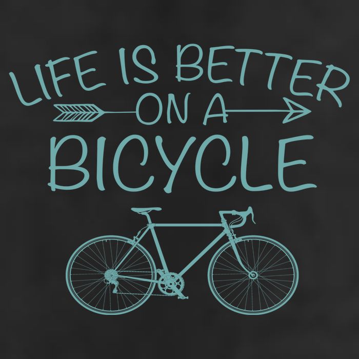 Life Is Better On A Bicycle Golf Towel