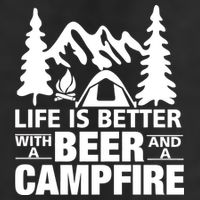 Life Is Better With A Beer And A Campfire 25L Jumbo Tote