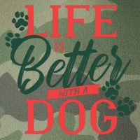 Life Is Better With A Dog Legacy Tie Dye Trucker Hat