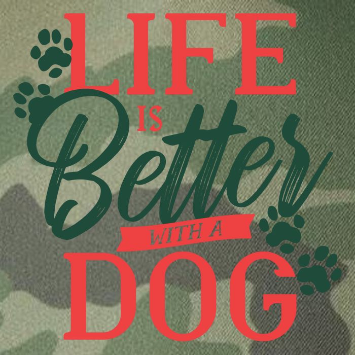 Life Is Better With A Dog Legacy Tie Dye Trucker Hat